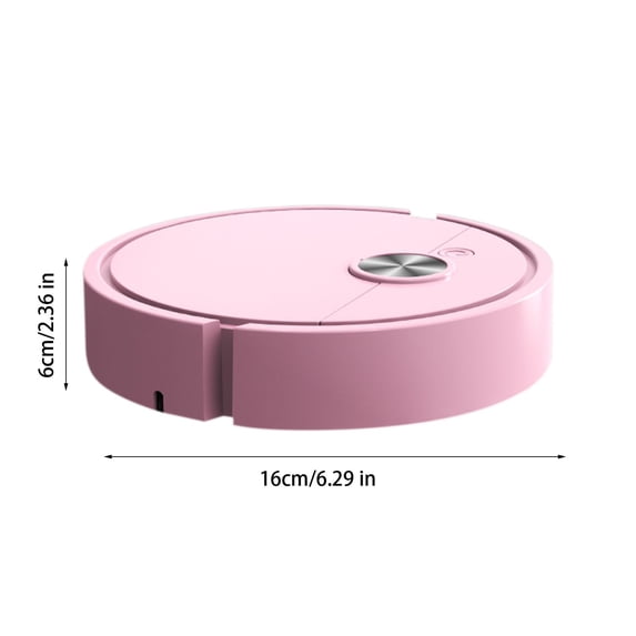 Smart 3 In 1 Robotic Vacuum,Rechargeable Floor Cleaning Machine,Auto Sweep Suction Mop Tool,Strong Suction Dust Cleaner,Slim Compact Navigation Robot with Washable Pad,Household Convenient Cleaner