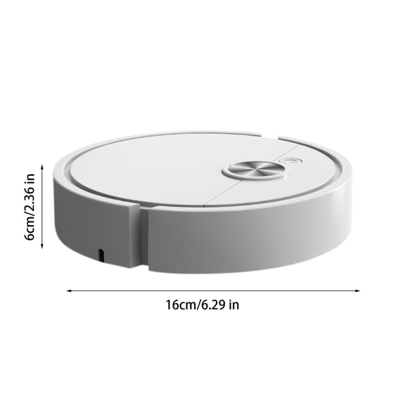 Smart 3 In 1 Robotic Vacuum,Rechargeable Floor Cleaning Machine,Auto Sweep Suction Mop Tool,Strong Suction Dust Cleaner,Slim Compact Navigation Robot with Washable Pad,Household Convenient Cleaner