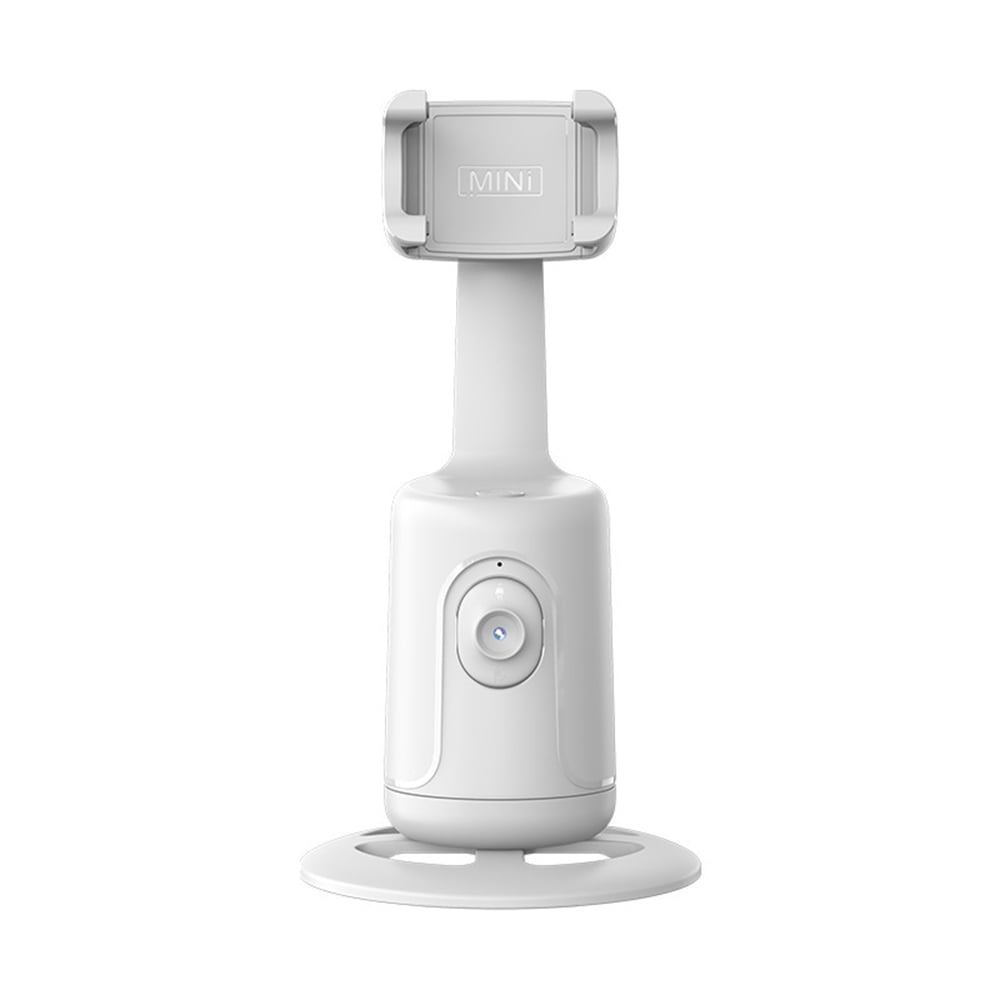 Smart 360° Auto Face Tracking Gimbal Desktop Selfie Stabilizer Robot Cameraman with Adjustable Lens Stable Base Phone Holder for Smartphone Vlog Live Streaming Video Chat