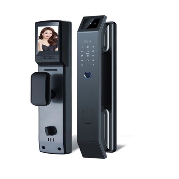 Smart 3D Face Door Lock Security Camera Fingerprint Password Biometric Electronic Key Unlock ,Easy to Install