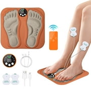 Smart 3D Foot Massage Pad Neuropathy Mat, Micro Current Calf Sole Massager, 8 Modes & 29 Levels, Pulse Acupoints Bioelectric Massage Pad to Relax