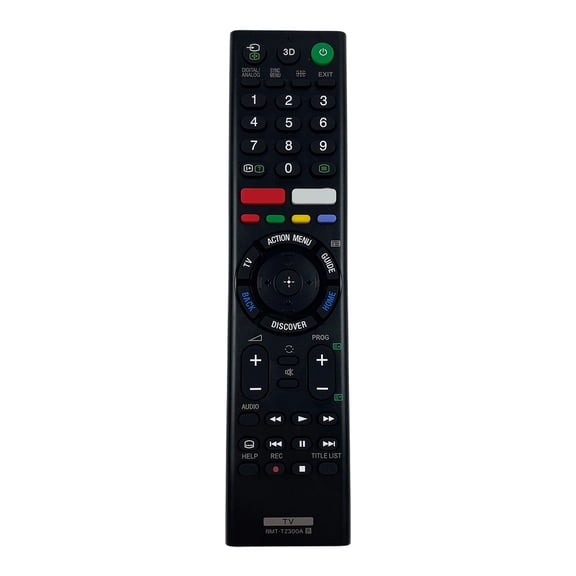 Smart 3D Remote for RMT TZ300A TVs with Media Hotkeys and Ergonomic Design