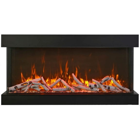 Smart 40" unit - 14 1/4" in depth 3 sided glass fireplace