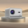 Smart 4K Projector with 5G WIFI and Bluetooth Native 1080P Outdoor