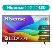 Hisense 40" Class QD40R Series Hi-QLED FHD Smart Roku TV 40QD40R, 2026 Model - Hi - QLED Color, Dolby Audio, Full Array LED, Slim Bezel Design, Noise Reduction, Game Mode, Roku OS