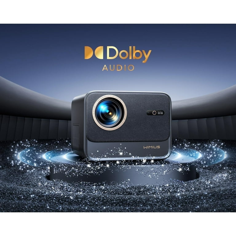 WIMIUS Video Projector 本体 Smart 4K Wifi Bluetooth Projector, Wimius Native 1080P