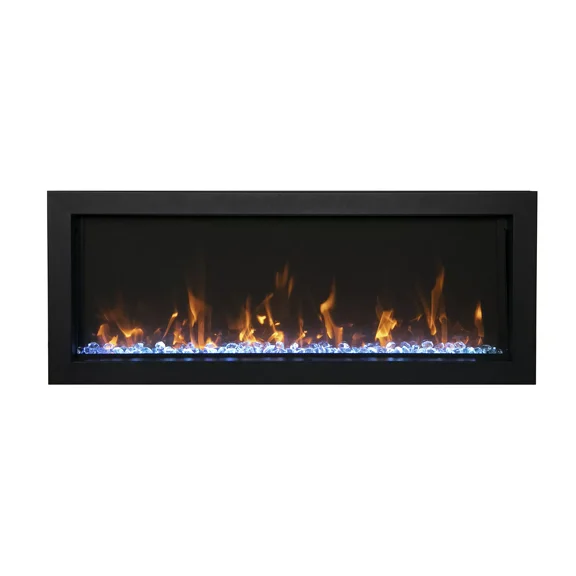 Smart 60" Electric Slim Built-in only comes with optional black steel surround