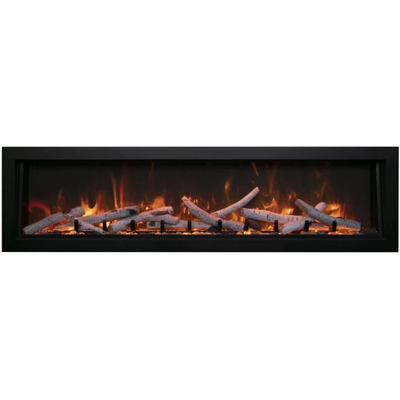 Smart 60″ Wide – Deep Indoor or Outdoor Electric Built-in only with Black Steel Surround