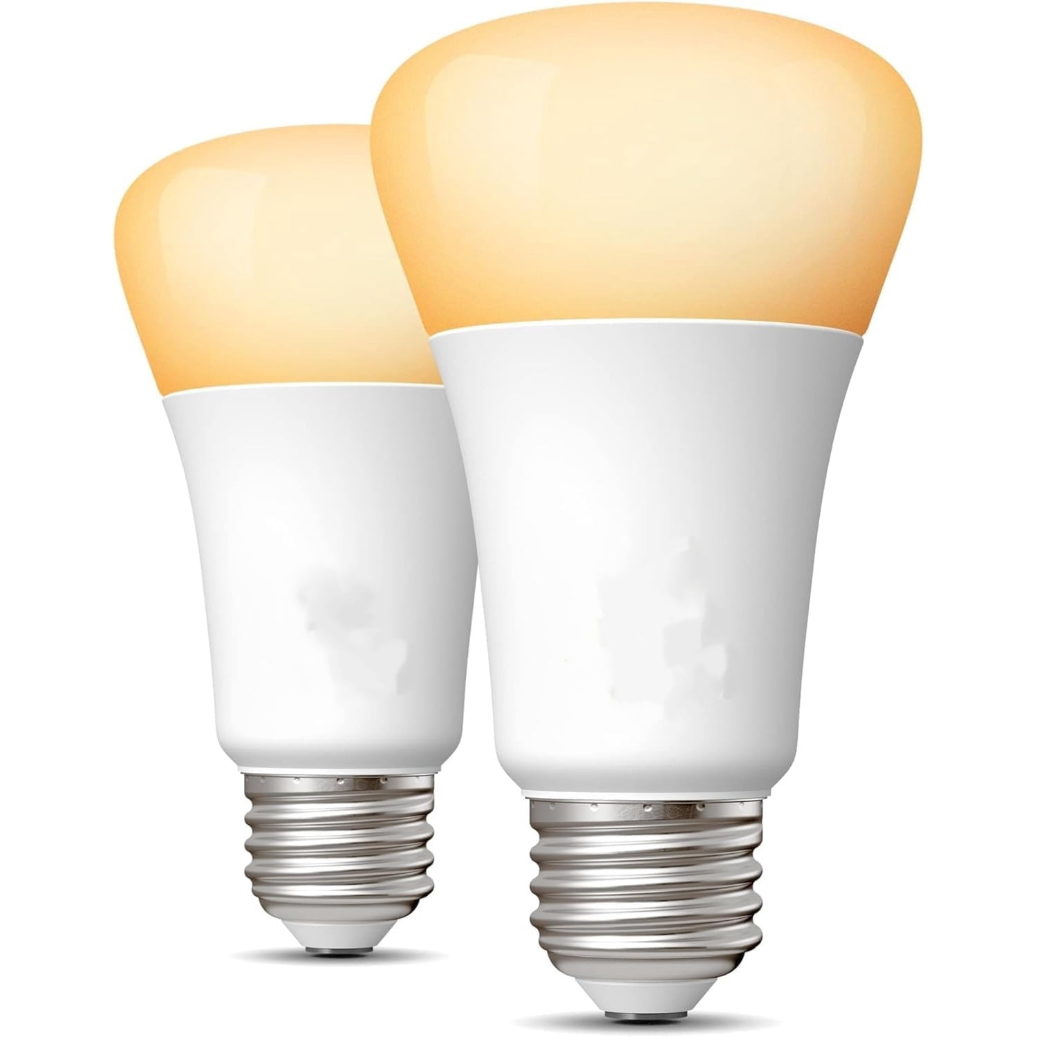 Smart 60W A19 LED Bulb - White Ambiance Warm-to-Cool White Light - 2 Pack - 800LM - E26 - Indoor - Control with Hue App - Works with Alexa, Google Assistant and Apple Homekit