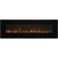 thumbnail image 1 of Smart 72" Flush Mount fireplace with Black Glass Surround, Log set, 1 of 2