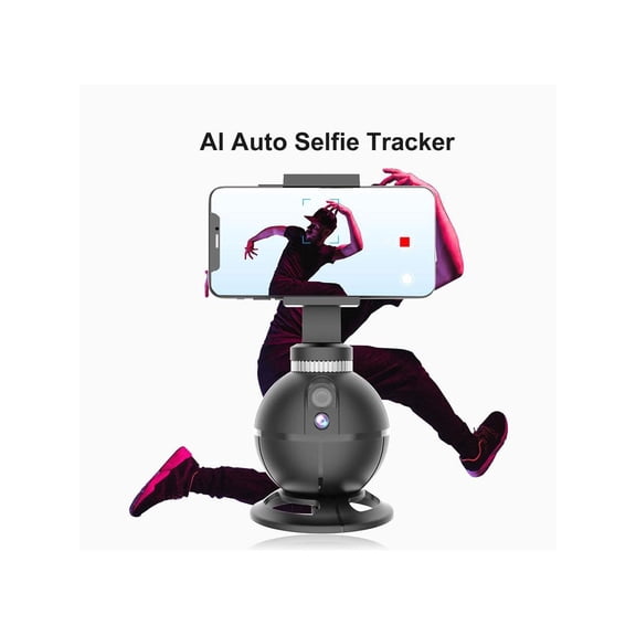 Smart AI Gimbal Stabilizer Auto Rotation Selfie Stick 360 Object Tracking Phone Holder For Selfies Vlog Shooting Live Streaming