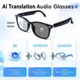 thumbnail image 1 of Smart AI Glasses – AI Interpretation Smart Glasses with Real-Time 160-Language Translation, Photochromic Lenses, Touch Controls, for Travel, Driving, Cycling, 1 of 8