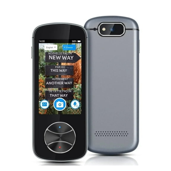 Smart AI Translator Voice Multi 137 Languages Portable Support 3 Inch Touch Screen Photo Offline Record Translation ,Long Battery Life