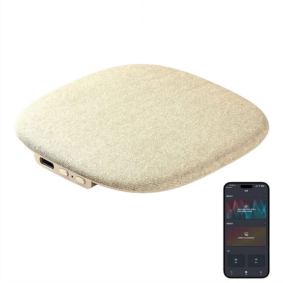 Smart APP Control Under Pillow Speaker with White Noise & Timer, Bluetooth Pillow Speaker for Sleeping, 30H Playtime, Valentine's Day Birthday Perfect Gift