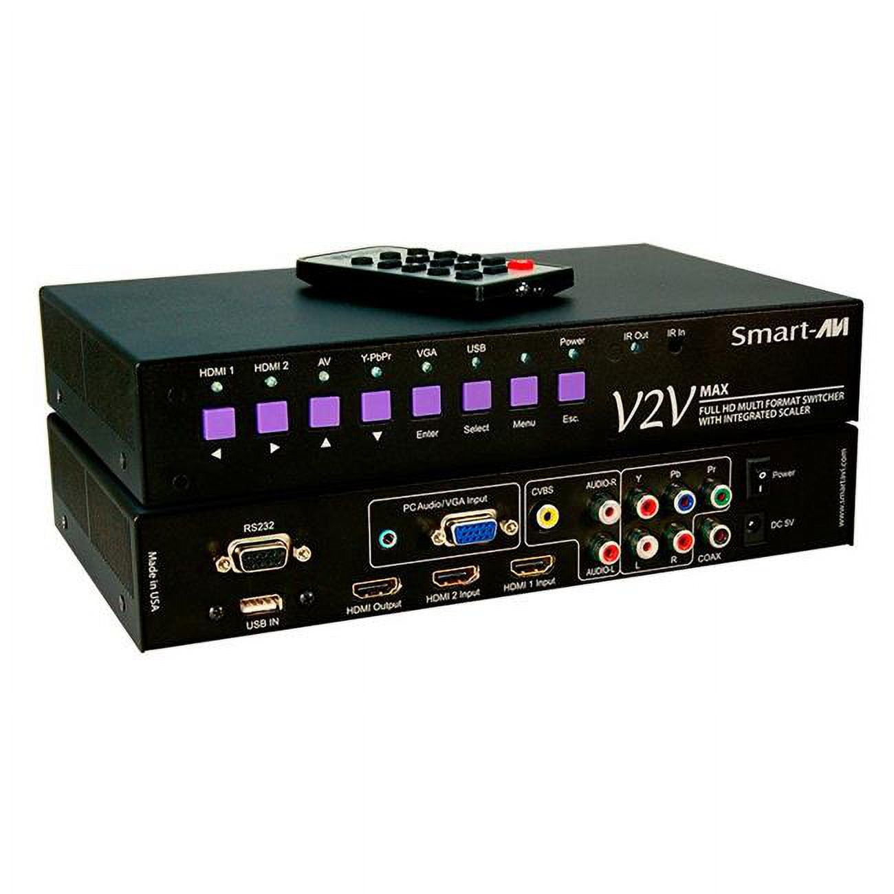 SmartAVI HDMI Switcher Scaler and Converter V2V-MAX-S - Thumbnail 4