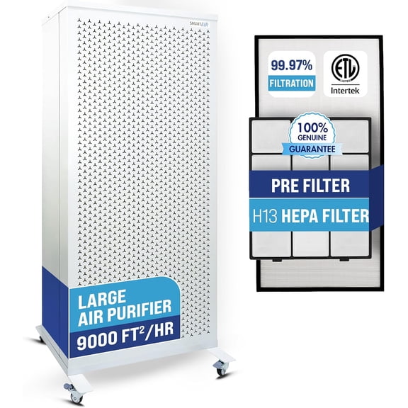Smart Air Blast MKII Commercial H13 HEPA Air Purifier for Large Spaces