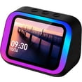 thumbnail image 1 of Smart Alarm Clock,Digital Alarm Clock for Bedroom with Wireless Bluetooth 5.4 Speaker,Dynamic RGB Light,Stereo Sound,Large Screen Display,Time&Weather Display,Hand-Free Calls,Great for Seniors,Kids, 1 of 9
