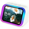 thumbnail image 1 of Smart Alarm Clock,Digital Alarm Clock for Bedroom with Wireless Bluetooth 5.4 Speaker,Dynamic RGB Light,Stereo Sound,Large Screen Display,Time&Weather Display,Hand-Free Calls,Great for Seniors,Kids, 1 of 6