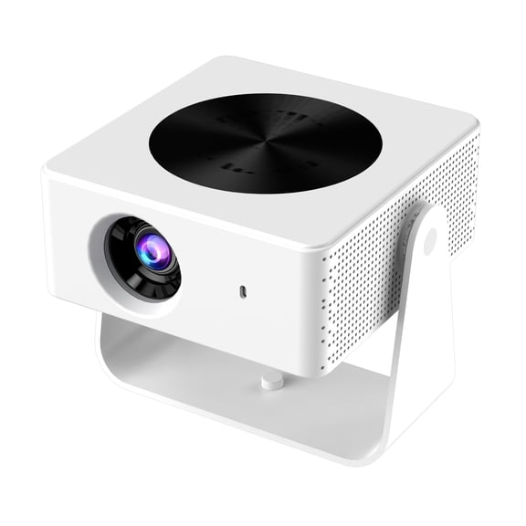 Smart Android Multimedia Projector, 120" Screen, 5G WiFi, HD, Portable Home Theater