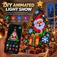Smart Animated Christmas Tree Lights - 400 LED DIY Pixel Light Show ...