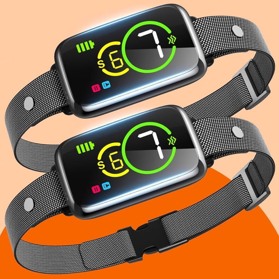Smart Anti-Bark Dog Collar - Beep & Vibration, 7 Adjustable Sensitivity Levels, Waterproof, Ultra-Lightweight for Small, Medium & Large Dogs