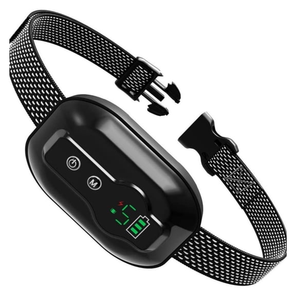 Smart Anti Bark Dog Collar with Intelligent Sensor, Humane Vibration Device for All Breeds