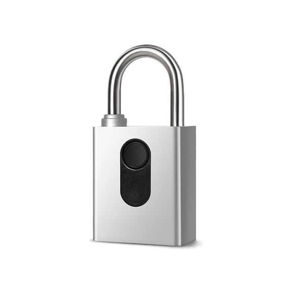 Smart Anti Theft Padlock Bluetooth Remote Authorization Lock 60 Fingerprints Capacity ,Easy DIY Installation