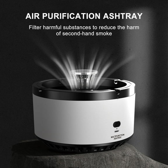 Smart Ashtray, Multifunctional Ashtray for Indoor Home Office home aid