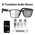 thumbnail image 1 of Smart Audio Glasses, AI Smart Glasses with Real-Time Translation, Music & Hands-Free Calls, Photochromic Lenses for Men & Women Indoor & Outdoor, 1 of 10