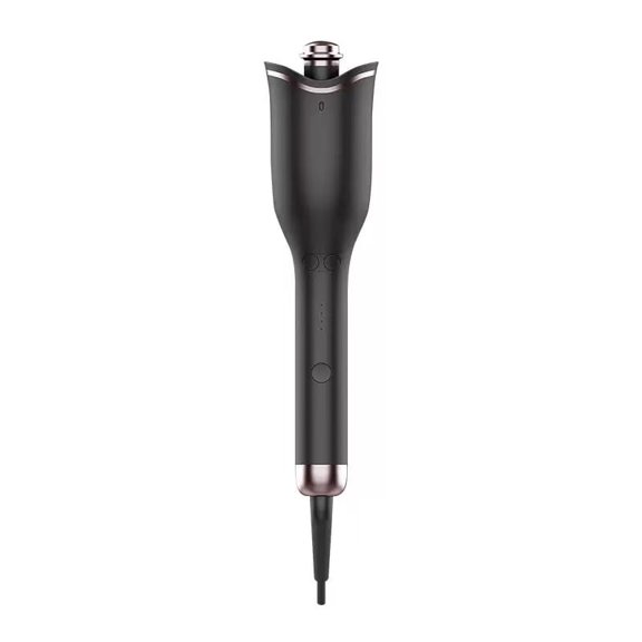 Smart Auto Curling Iron with 1" Slot - 4 Temperature Modes, 3 Timers & Rotating Anti-Tangle Tech (Black)