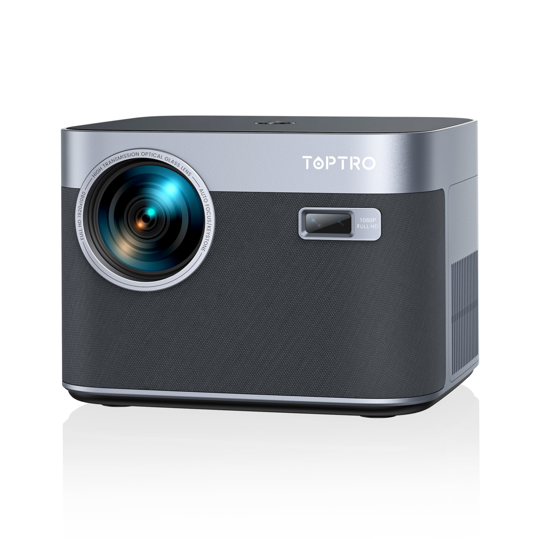 Smart Auto Focus 4K Projector, Toptro Home Movie Projector with Android OS,  Native 1080P 5G Wifi 6 Bluetooth Projector, with Netflix 8000+ Apps