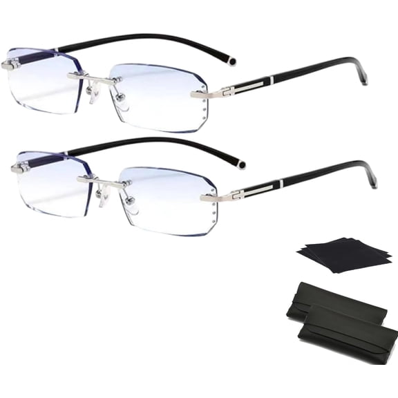 Smart Auto Focus Eyeglasses, Clarity Blue Light Blocking Glasses, Automatic Adjustment Comfort Eye Glass for Men Women