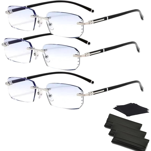 Smart Auto Focus Eyeglasses, Clarity Blue Light Blocking Glasses, Automatic Adjustment Comfort Eye Glass for Men Women