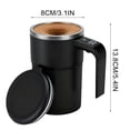 thumbnail image 1 of Smart Auto-Stirring Magnetic Coffee Mug with Temperature Display, USB Rechargeable Mixing Cup for Protein Shakes and Beverages, Gift for Kitchen Enthusiasts and Busy Individuals, 1 of 6