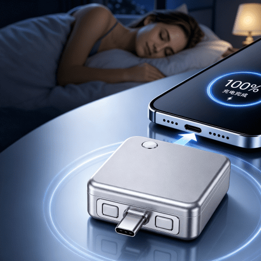 Smart Auto Stop Charging Adapter, Fast Charger with Full Disconnect Protection for Phone Tablet and Earbuds