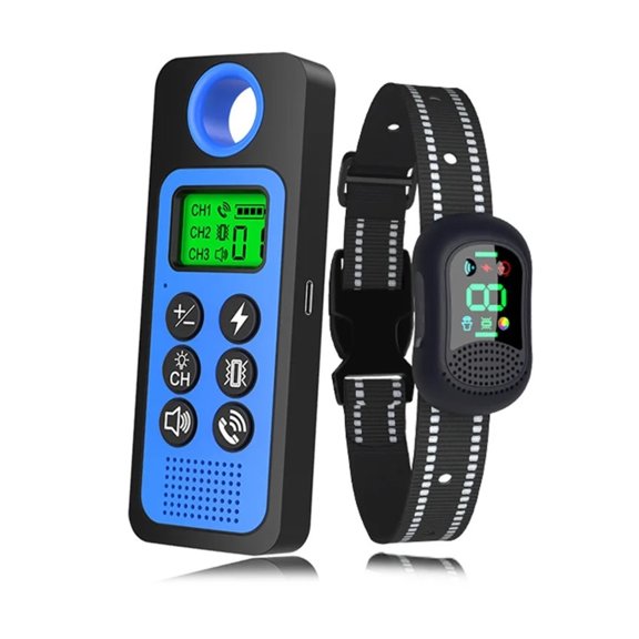 Smart Automatic Anti Bark Dog Training Collar, Remote-Controlled Waterproof device for DIY