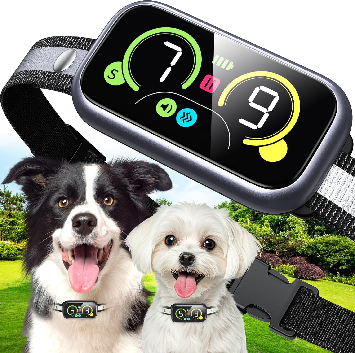 Curated visual reference: Picture Idea: Smart Automatic Bark Collar With 4 Modes 7 Sensitivity Levels