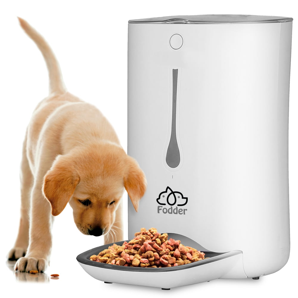 Smart Automatic Cat & Dog Food Dispenser, Digital Pet Feeder with Programmable Meals & Voice Message Playback