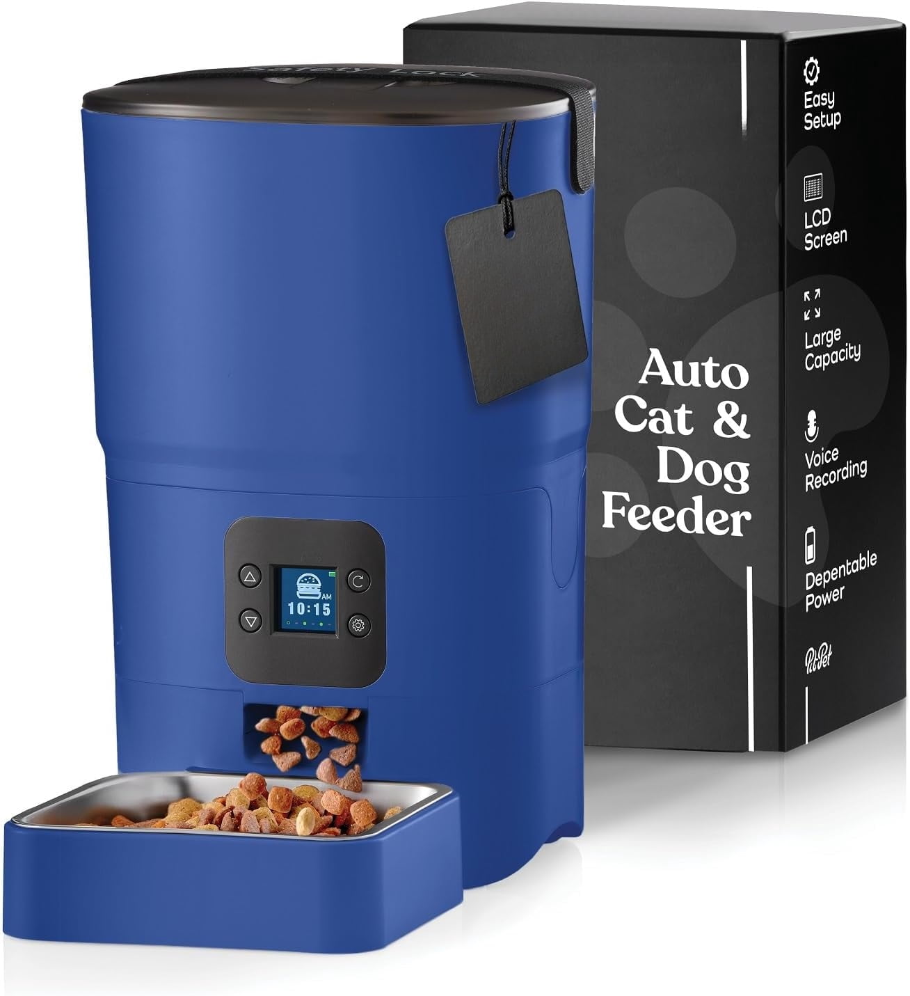 Smart Automatic Cat Feeder - 6L Reliable Automatic Cat Food Dispenser ...