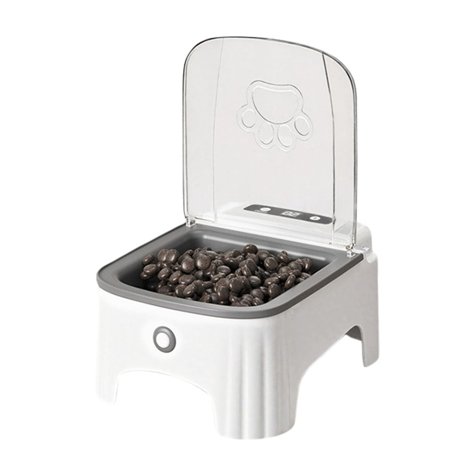 Smart Auto Cat Feeder With Sensor-Operated Lid Opening And Food Dispensing For Indoor Use