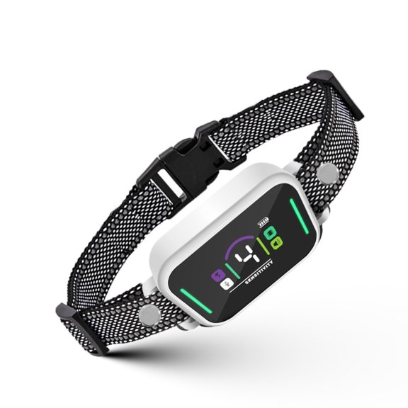 Smart Automatic Dog Bark Collar with 8 Adjustable Levels, Beep Vibration Training Device