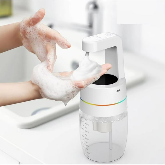 Smart Automatic Electric Sensor Foaming Soap Dispenser - 550ML Capacity, 4 Adjustable Flow Modes, IPX7 Waterproof, Wall/Tabletop Mounted