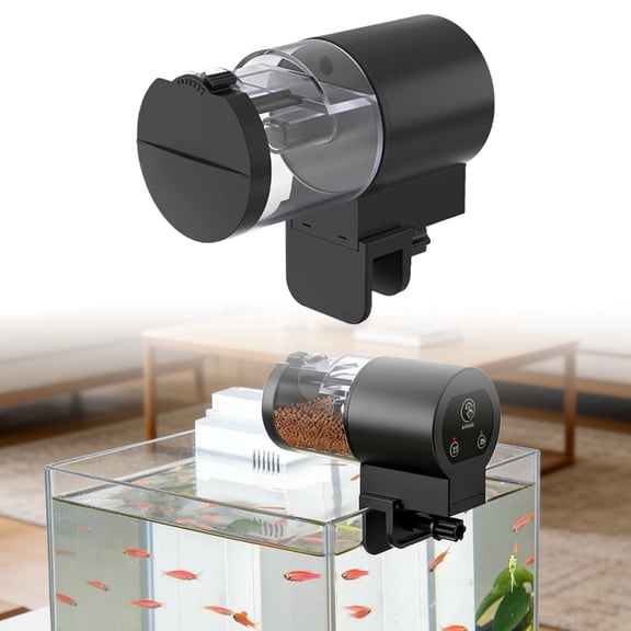 Smart Automatic Feeder for Aquariums with Smart Timer and Food Dispenser Suitable for Ornamental Fish and Turtles