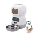 thumbnail image 1 of Smart Automatic Pet Feeder Cat Dog Food Dispenser Stainless Steel Bowl Large Capacity With WIFI APP Recording Timing Pet Feeding, 1 of 7