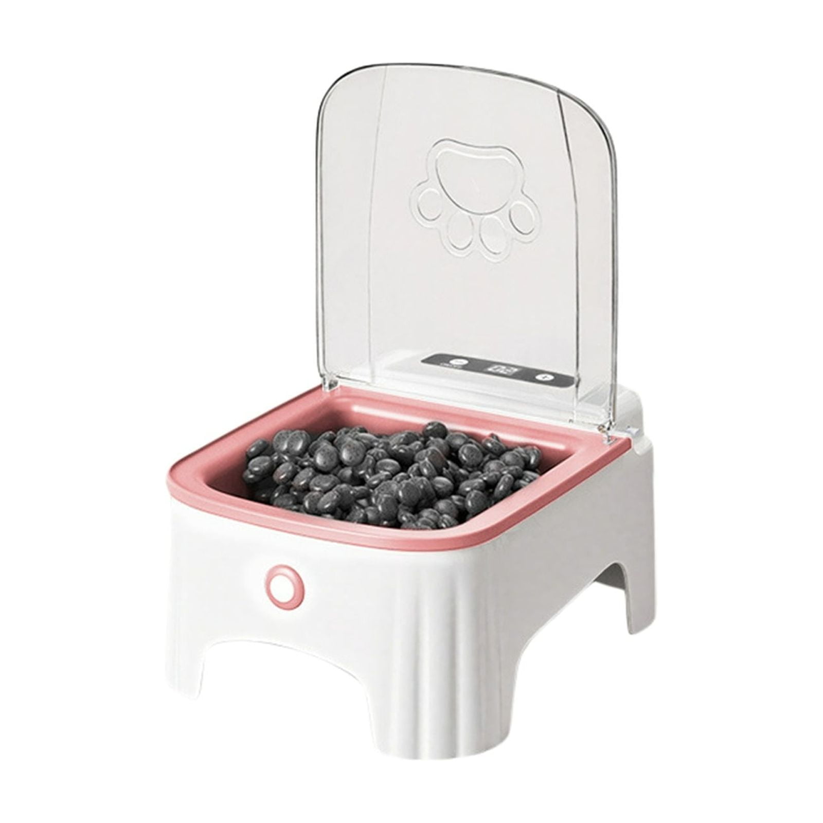 Smart Automatic Pet Feeder with Sensor Activated Lid and Programmable Timer for Cats and Dogs