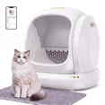 thumbnail image 1 of Osoeri 75L Smart Automatic Self-Cleaning Cat Litter Box, APP Control/Integrated Safety Protection,White, 1 of 9