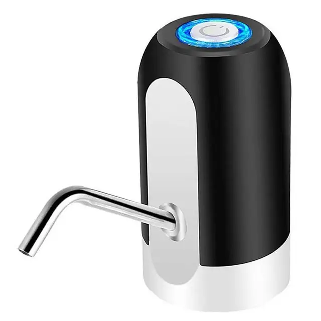 Smart Automatic Water Dispenser Electric Water Dispenser Portable Gallon Drinking Water Bottle Pump Auto Switch Smart Wireless Water Cooler Treatment Appliance,BLACK