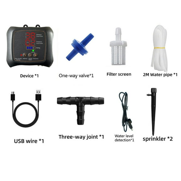 Smart Automatic Watering System For Bonsai,Auto Drip Irrigation System Kits For Potted Plants,Self Watering System Devices for Plant Shelf with Timer,Smart Plant Watering Devices for Indoor Outdoor