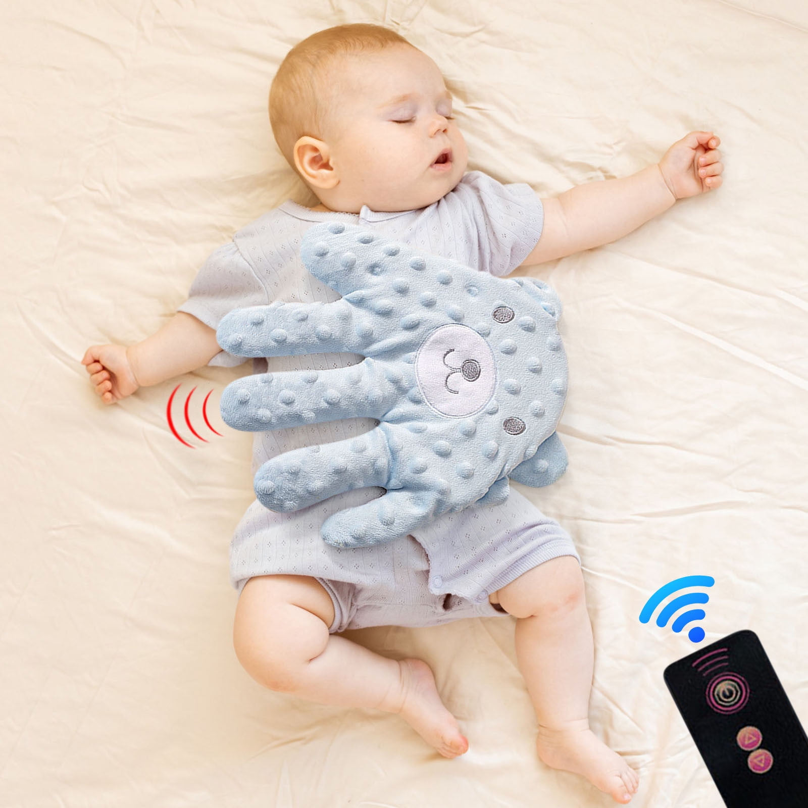 Smart Baby Sleep Aid Palm, Automatic Gentle Patting with Adjustable
