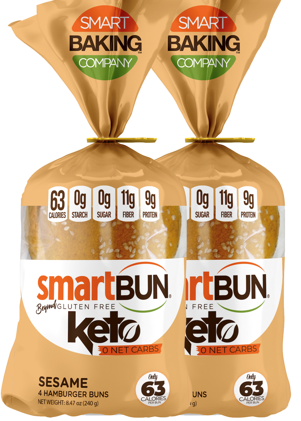 Great Value Hamburger Buns, 8 Count, 11 oz